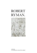 Cover: Robert Ryman - Actes Sud/Lambert Collection