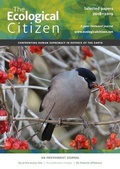Cover: The Ecological Citizen - Ecological Citizen