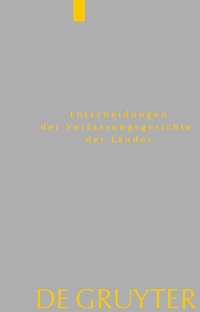 Abbildung von: Baden-Württemberg, Berlin, Brandenburg, Bremen, Hamburg, Hessen, Mecklenburg-Vorpommern, Niedersachsen, Saarland, Sachsen, Sachsen-Anhalt, Schleswig-Holstein, Thüringen - De Gruyter