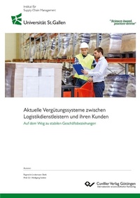 Abbildung von: Aktuelle Vergütungssysteme zwischen Logistikdienstleistern und ihren Kunden - Cuvillier Verlag