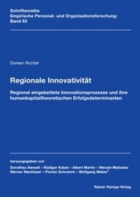 Abbildung von: Regionale Innovativität - Edition Rainer Hampp
