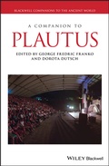 Cover: A Companion to Plautus - Wiley