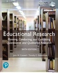 Cover: Educational Research: Planning, Conducting, and Evaluating Quantitative and Qualitative Research, Global Edition - Pearson