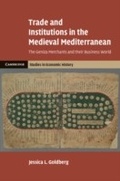 Cover: Trade and Institutions in the Medieval Mediterranean - Cambridge University Press