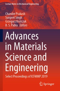 Enlarge image Cover: Advances in Materials Science and Engineering - Springer