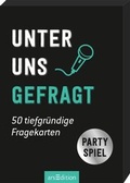 Cover: Unter uns gefragt. 50 tiefgr&uuml;ndige Fragekarten - arsEdition