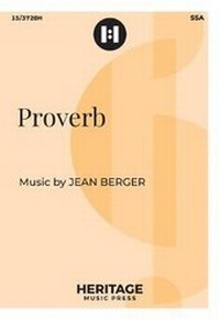 Enlarge image Cover: Proverb - Heritage Music Press