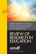 Cover: Review of Research in Education - SAGE Publications Inc