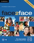 Cover: face2face Pre-intermediate Student's Book with DVD-ROM and Online Workbook Pack - Cambridge University Press