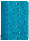 Cover: The Passion Translation New Testament with Psalms Proverbs and Song of Songs (2020 Edn) Compact Teal Faux Leather - BroadStreet Publishing