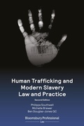Cover: Human Trafficking and Modern Slavery Law and Practice - Bloomsbury Professional
