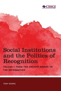 Cover: Social Institutions and the Politics of Recognition - Rowman & Littlefield International