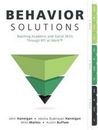 Enlarge image Cover: Behavior Solutions - Solution Tree Press