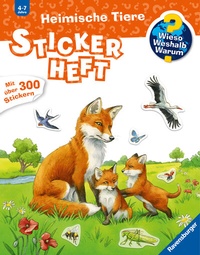 Abbildung von: Wieso? Weshalb? Warum? Stickerheft - Heimische Tiere - Ravensburger