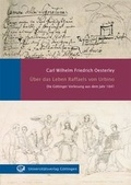 Cover: &Uuml;ber das Leben Raffaels von Urbino - Universit&auml;tsverlag G&ouml;ttingen