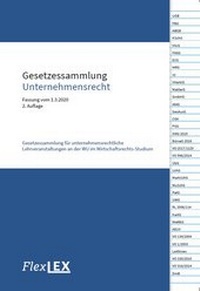 Abbildung von: Gesetzessammlung Unternehmensrecht - Facultas / FlexLEX