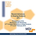 Cover: Recent Advances in Doping Analysis (27) - CD-Rom - Sportverlag Strau&szlig;