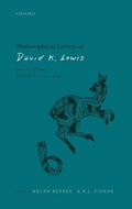 Cover: Philosophical Letters of David K. Lewis - Oxford University Press