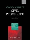 Abbildung von: A Practical Approach to Civil Procedure - Oxford University Press