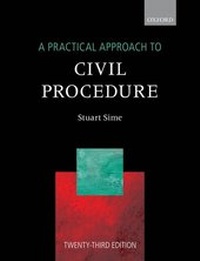 Abbildung von: A Practical Approach to Civil Procedure - Oxford University Press