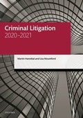 Cover: Criminal Litigation 2020-2021 - Oxford University Press