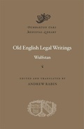 Cover: Old English Legal Writings - Harvard University Press