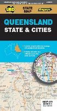 Abbildung von: Queensland State & Cities Map 419 9th ed (waterproof) - UBD Gregory's