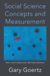 Enlarge image Cover: Social Science Concepts and Measurement - Princeton University Press