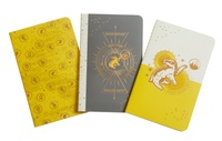 Enlarge image Cover: Harry Potter: Hufflepuff Constellation Sewn Pocket Notebook Collection: Set of 3 - Insights