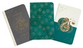 Cover: Harry Potter: Slytherin Constellation Sewn Pocket Notebook Collection: Set of 3 - Insights