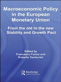 Cover: Macroeconomic Policy in the European Monetary Union - Routledge