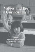 Cover: Values and the Curriculum - Routledge