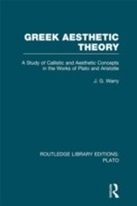 Abbildung von: Greek Aesthetic Theory (RLE: Plato) - Routledge