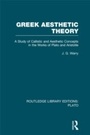Cover: Greek Aesthetic Theory (RLE: Plato) - Routledge