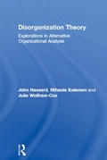 Cover: Disorganization Theory - Routledge