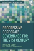 Cover: Progressive Corporate Governance for the 21st Century - Routledge