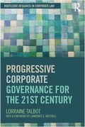 Cover: Progressive Corporate Governance for the 21st Century - Routledge