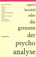 Bild: Siegfried Bernfeld oder die Grenzen der Psychoanalyse - Vittorio Klostermann Verlag