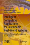 Cover: Intelligent Computing Applications for Sustainable Real-World Systems - Springer