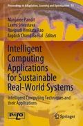 Cover: Intelligent Computing Applications for Sustainable Real-World Systems - Springer