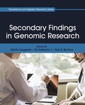Cover: Secondary Findings in Genomic Research - Academic Press