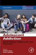 Cover: Adolescent Addiction - Academic Press