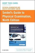 Cover: Physical Examination and Health Assessment Online for Seidel's Guide to Physical Examination (Access Code, and Textbook Package) - Mosby