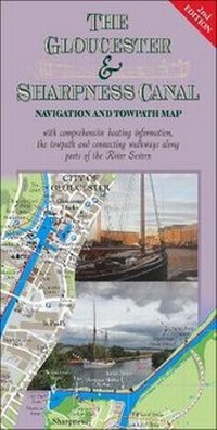 Enlarge image Cover: The Gloucester & Sharpness Canal Navigation and Towpath Map 2020 - Darien-Jones Publishing
