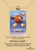 Cover: Attention, fragile ! - Peter Lang Verlag