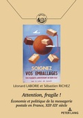 Cover: Attention, fragile ! - Peter Lang Verlag