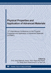 Enlarge image Cover: Physical Properties and Application of Advanced Materials - Trans Tech Publications Ltd