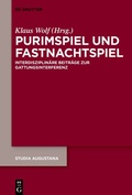 Cover: Purimspiel und Fastnachtspiel - De Gruyter