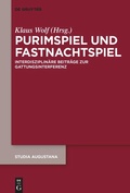 Cover: Purimspiel und Fastnachtspiel - De Gruyter
