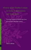 Cover: History of the Pauline Corpus in Texts, Transmissions and Trajectories - Brill